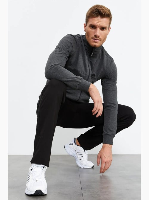 Ensemble homme sweat et pantalon zippés tommy - Kiabi Ensemble homme sweat et pantalon zippés tommy - Kiabi