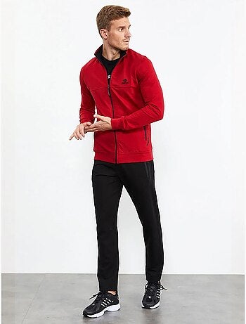 Ensemble homme sweat et pantalon zippés tommy