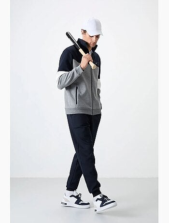 Ensemble homme sweat zippé et pantalon color-block tommy