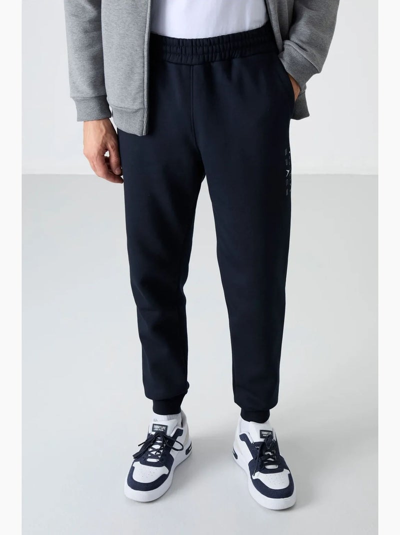 Ensemble homme sweat zippé et pantalon color-block tommy Bleu Gris Blanc - Kiabi