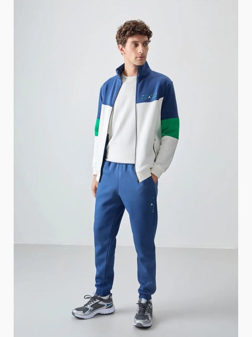 Ensemble homme sweat zippé et pantalon color-block tommy - Kiabi