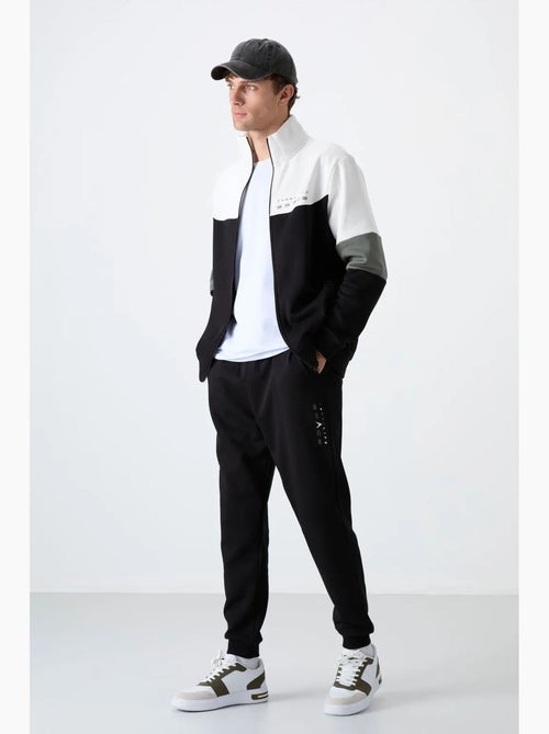 Ensemble homme sweat zippé et pantalon color-block tommy - Kiabi