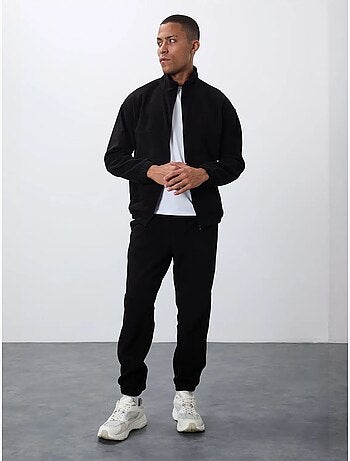 Ensemble homme sweatshirt à col zippé et pantalon tommy