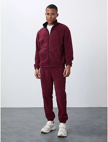 Ensemble homme sweatshirt à col zippé et pantalon tommy