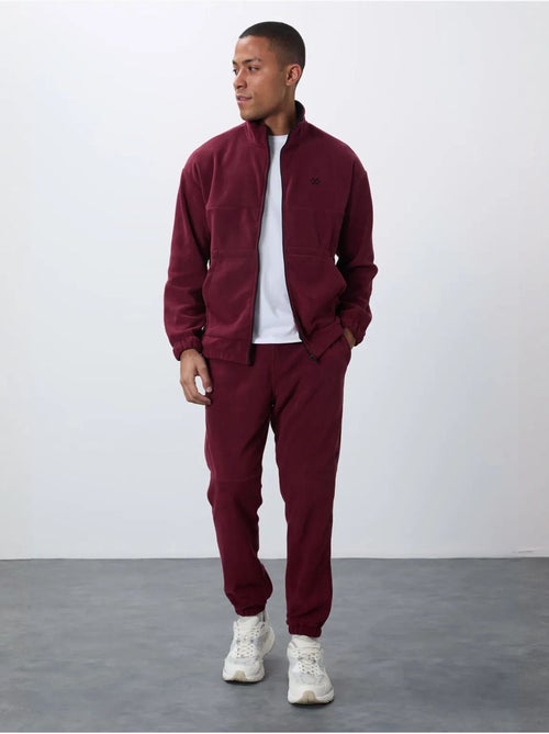 Ensemble homme sweatshirt à col zippé et pantalon tommy - Kiabi