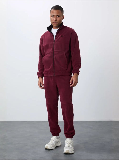 Ensemble homme sweatshirt à col zippé et pantalon tommy - Kiabi