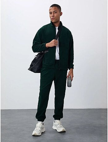 Ensemble homme sweatshirt à col zippé et pantalon tommy