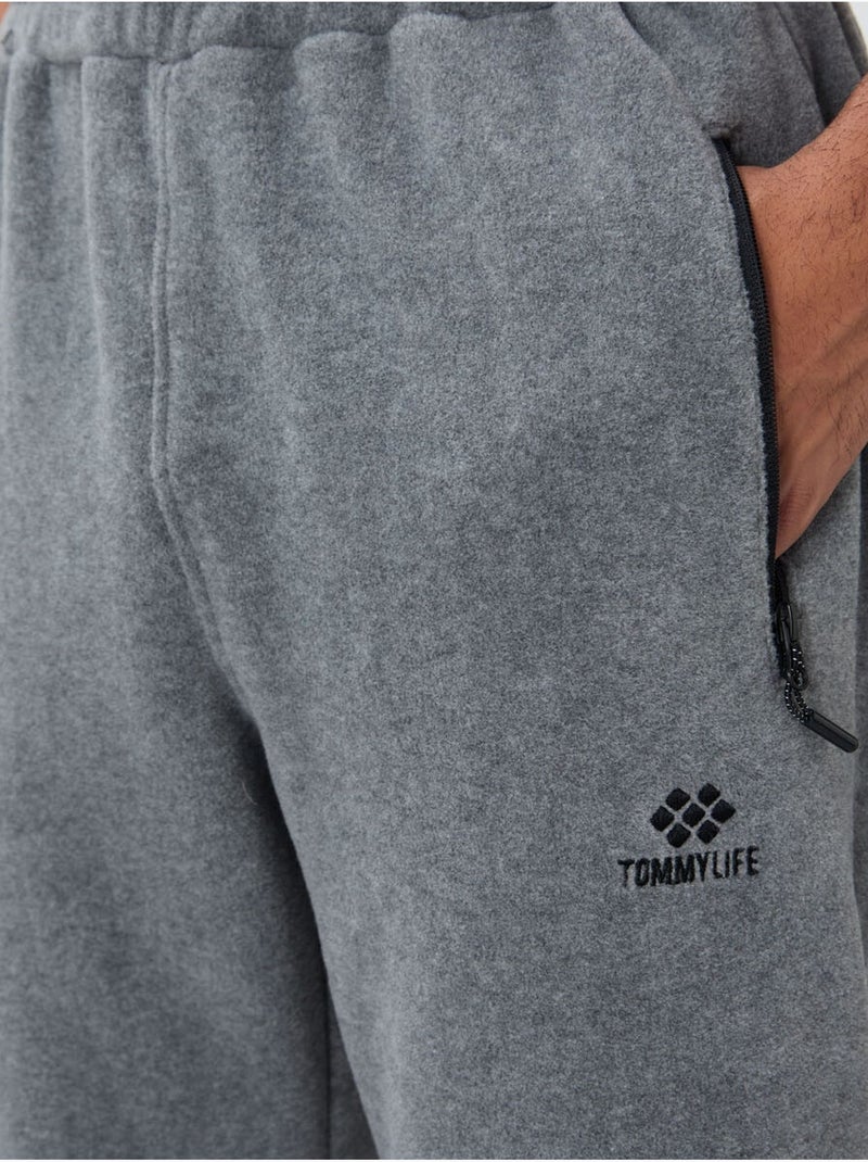 Ensemble homme sweatshirt et pantalon zippé tommy Gris - Kiabi