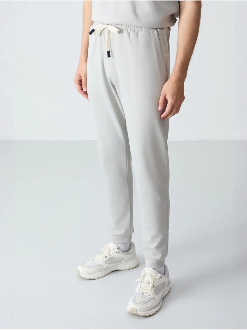 Ensemble homme t-shirt et pantalon oversize tommy Gris clair - Kiabi