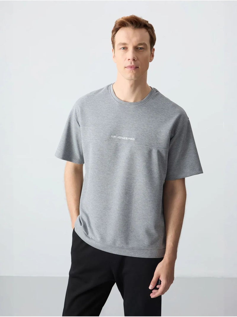 Ensemble homme t-shirt et pantalon oversize tommy Gris - Kiabi