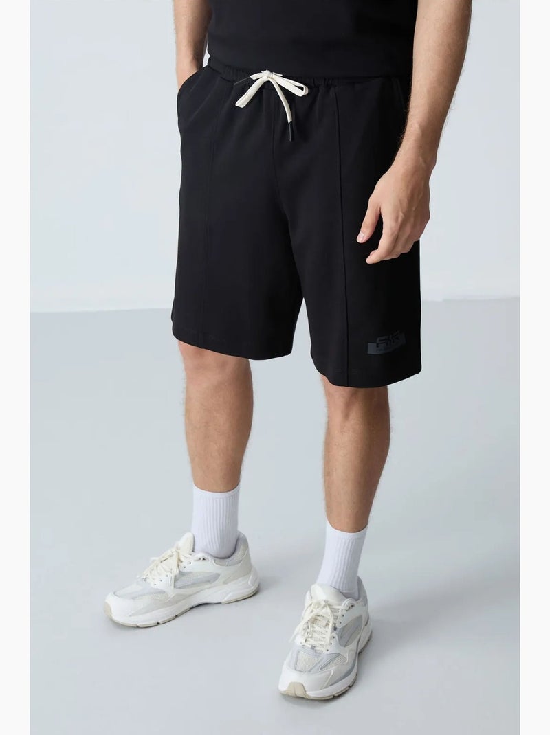 Ensemble homme t-shirt et short oversize tommy Noir - Kiabi