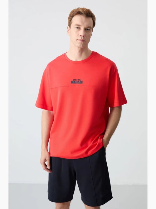 Ensemble homme t-shirt et short oversize tommy - Kiabi Ensemble homme t-shirt et short oversize tommy - Kiabi