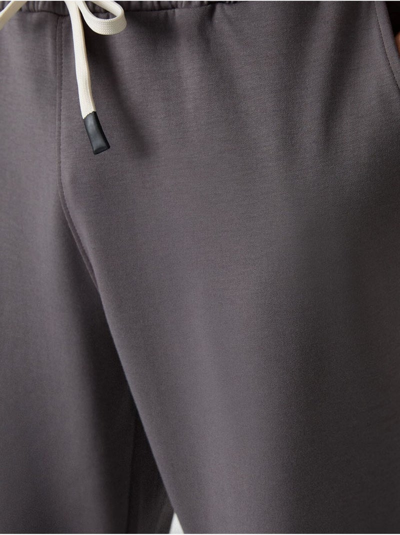 Ensemble homme t-shirt oversize et pantalon tommy Gris Noir - Kiabi