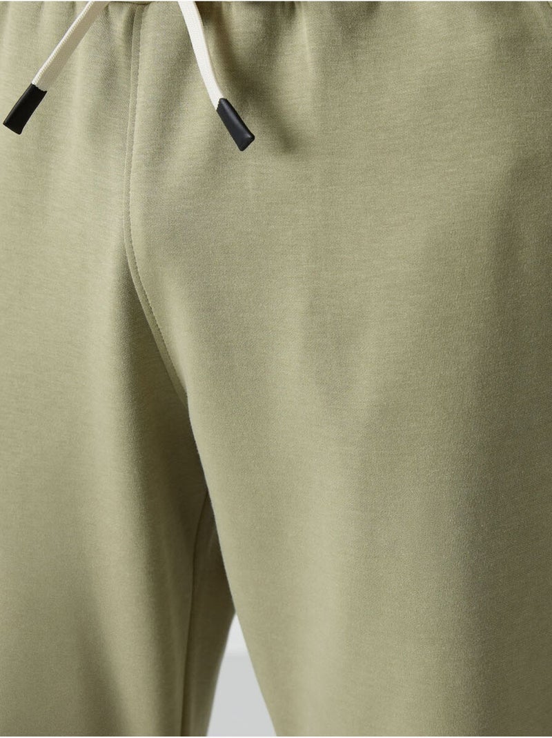 Ensemble homme t-shirt oversize et pantalon tommy Kaki - Kiabi