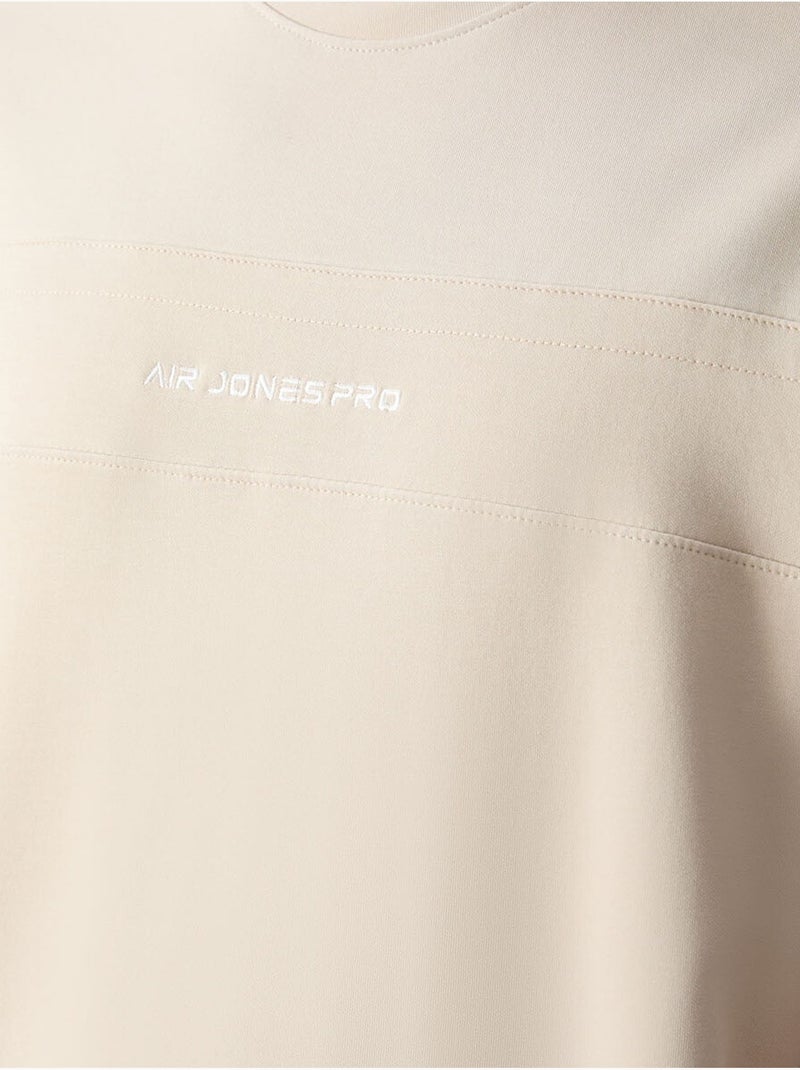 Ensemble homme t-shirt oversize et short en coton mélangé tommy Beige argile - Kiabi