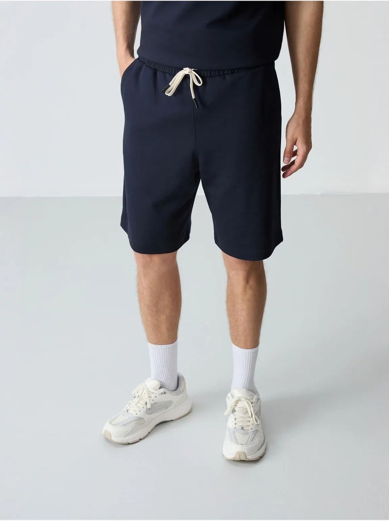 Ensemble homme t-shirt oversize et short en coton mélangé tommy Bleu marine - Kiabi