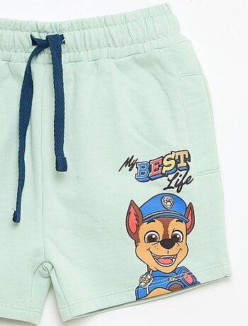 Ensemble imprimé 'Pat patrouille' haut + bermuda en coton