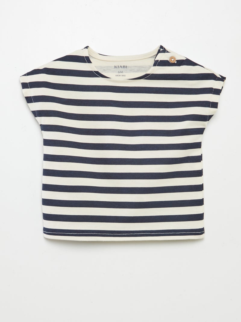 Ensemble imprimé t-shirt + short - 2 pièces BLANC - Kiabi