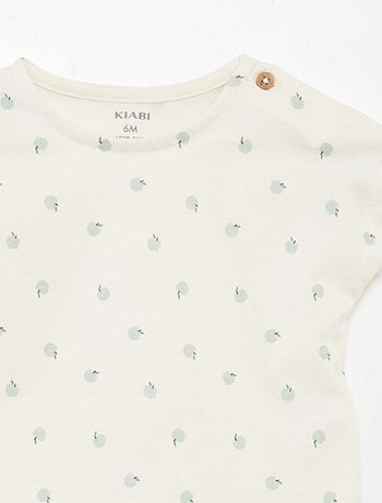 Ensemble imprimé t-shirt + short - 2 pièces