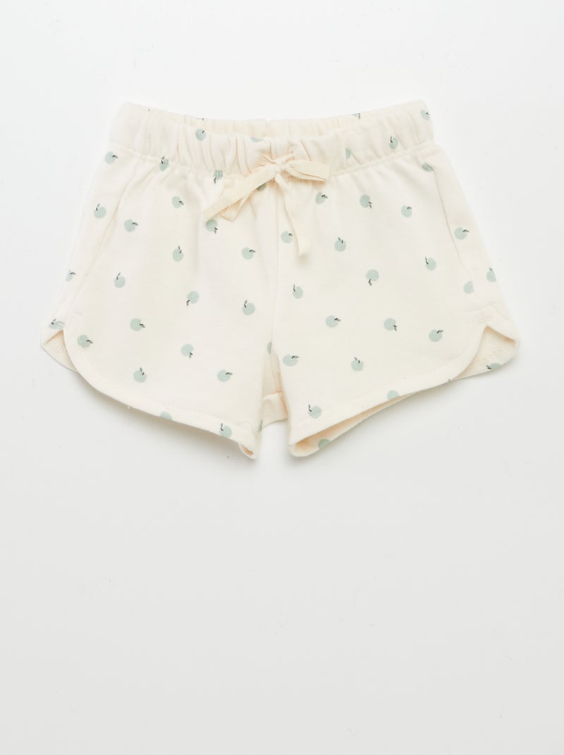 Ensemble imprimé t-shirt + short - 2 pièces BLANC - Kiabi