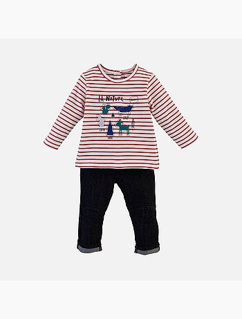 ENSEMBLE JEAN ET T SHIRT BARTHOLOME