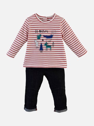 ENSEMBLE JEAN ET T SHIRT BARTHOLOME