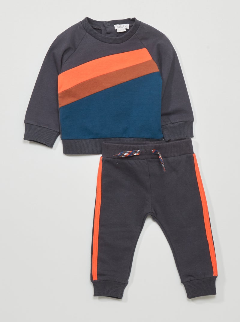 Ensemble jogging bébé - 2 pièces Bleu - Kiabi