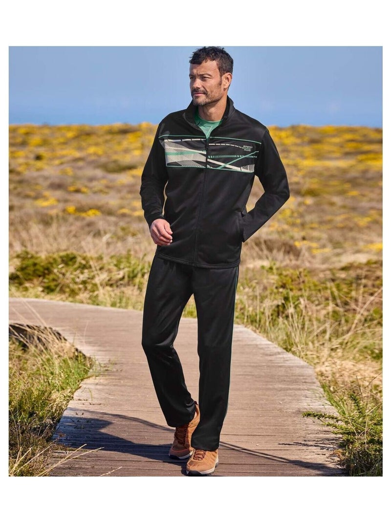 Ensemble Jogging Confort   - ATLAS FOR MEN Noir - Kiabi