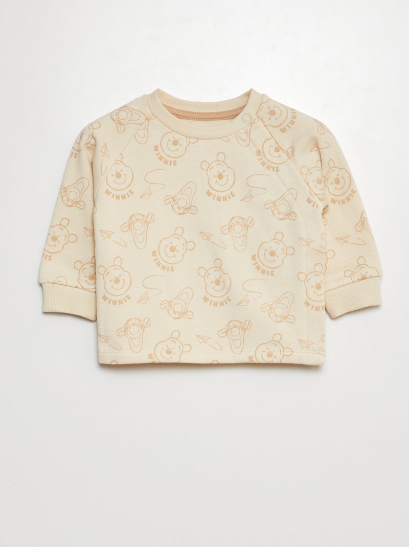 Ensemble jogging 'Disney' en molleton - 2 pièces BEIGE - Kiabi