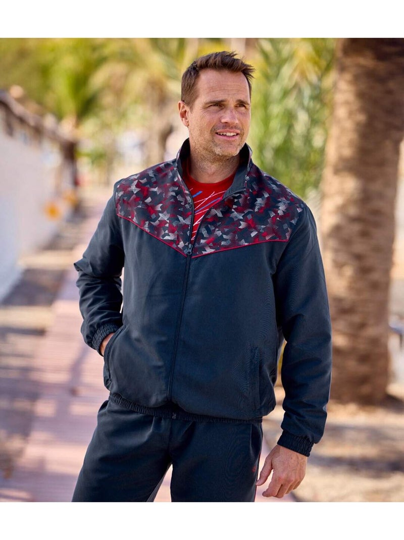 Ensemble Jogging en Microfibre   - ATLAS FOR MEN Bleu marine - Kiabi