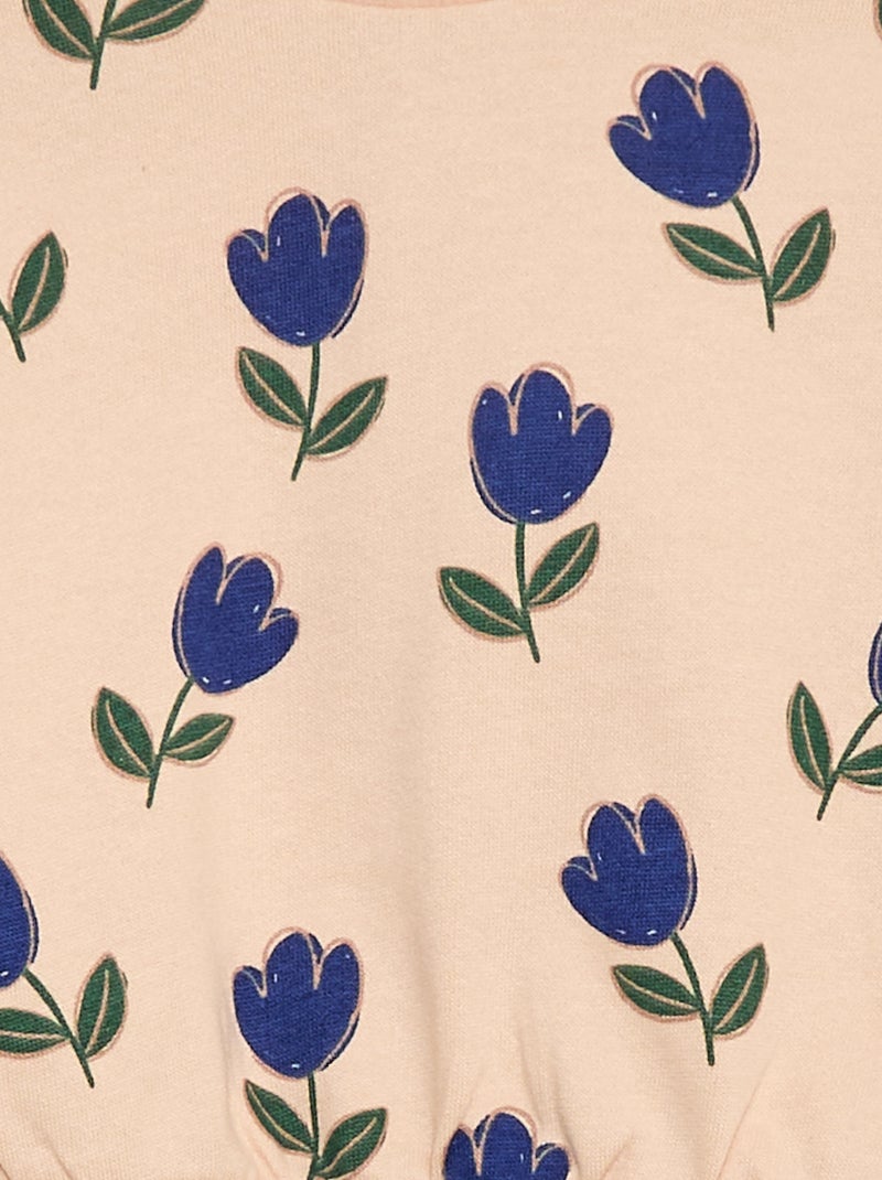 Ensemble jogging en molleton sweat + legging - 2 pièces Rose - Kiabi