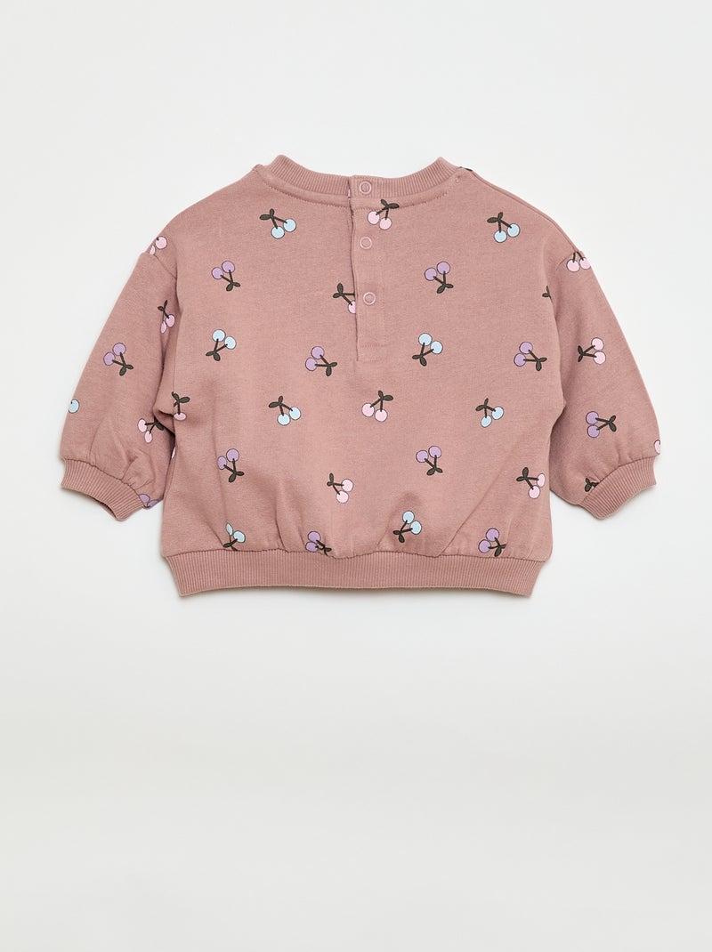 Ensemble jogging en molleton sweat + legging - 2 pièces Rose - Kiabi