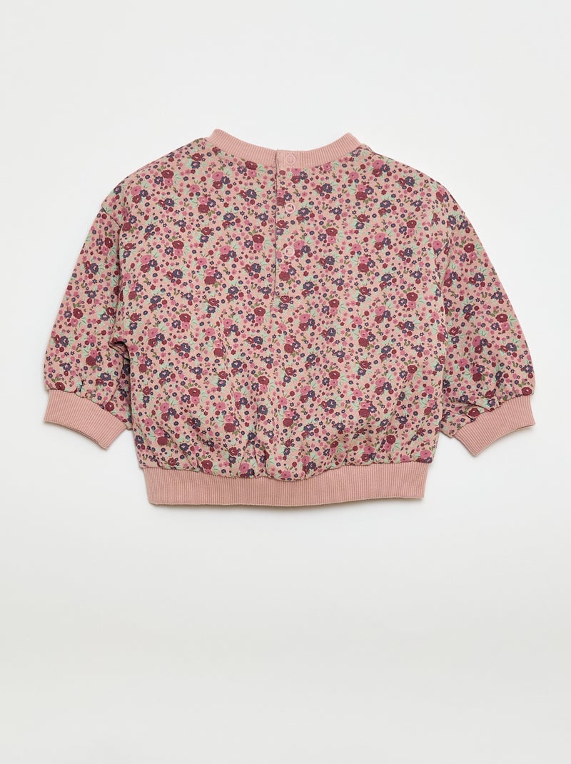 Ensemble jogging en molleton sweat + legging - 2 pièces Violet - Kiabi