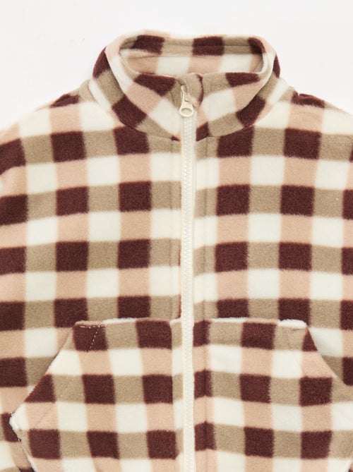 Ensemble jogging en polaire veste zippée + pantalon - 2 pièces - Kiabi