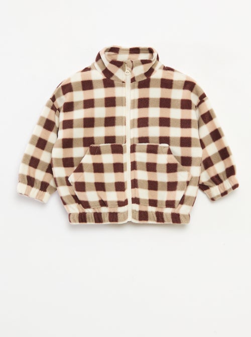 Ensemble jogging en polaire veste zippée + pantalon - 2 pièces - Kiabi