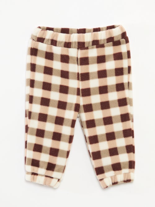 Ensemble jogging en polaire veste zippée + pantalon - 2 pièces - Kiabi