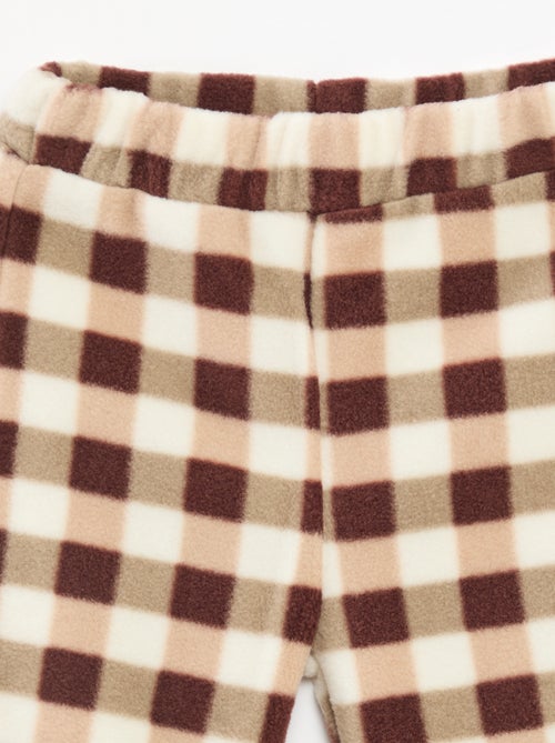 Ensemble jogging en polaire veste zippée + pantalon - 2 pièces - Kiabi