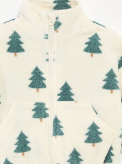 Ensemble jogging en polaire veste zippée + pantalon - 2 pièces - Kiabi