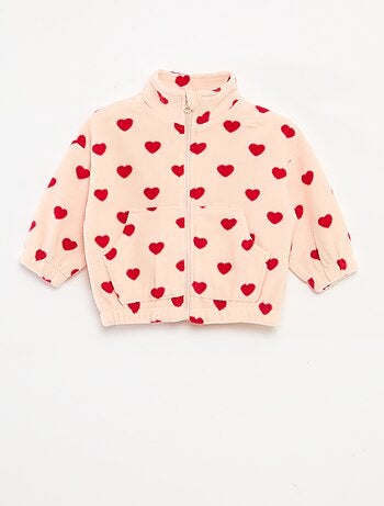 Ensemble jogging en polaire veste zippée + pantalon - 2 pièces