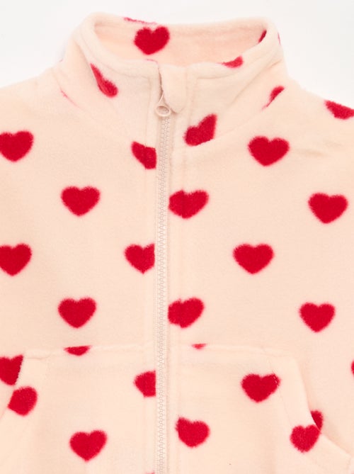 Ensemble jogging en polaire veste zippée + pantalon - 2 pièces - Kiabi