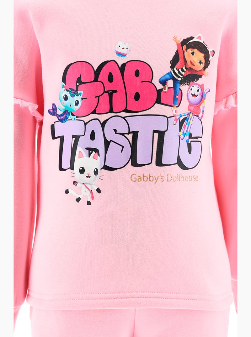 Ensemble jogging   fille gabby's dollhouse - licence officielle Rose - Kiabi