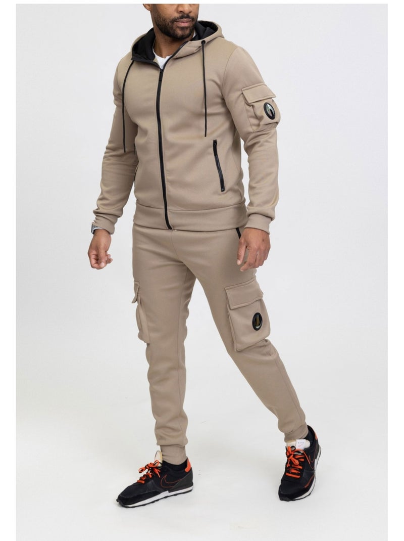 Ensemble Jogging Kebello Beige - Kiabi
