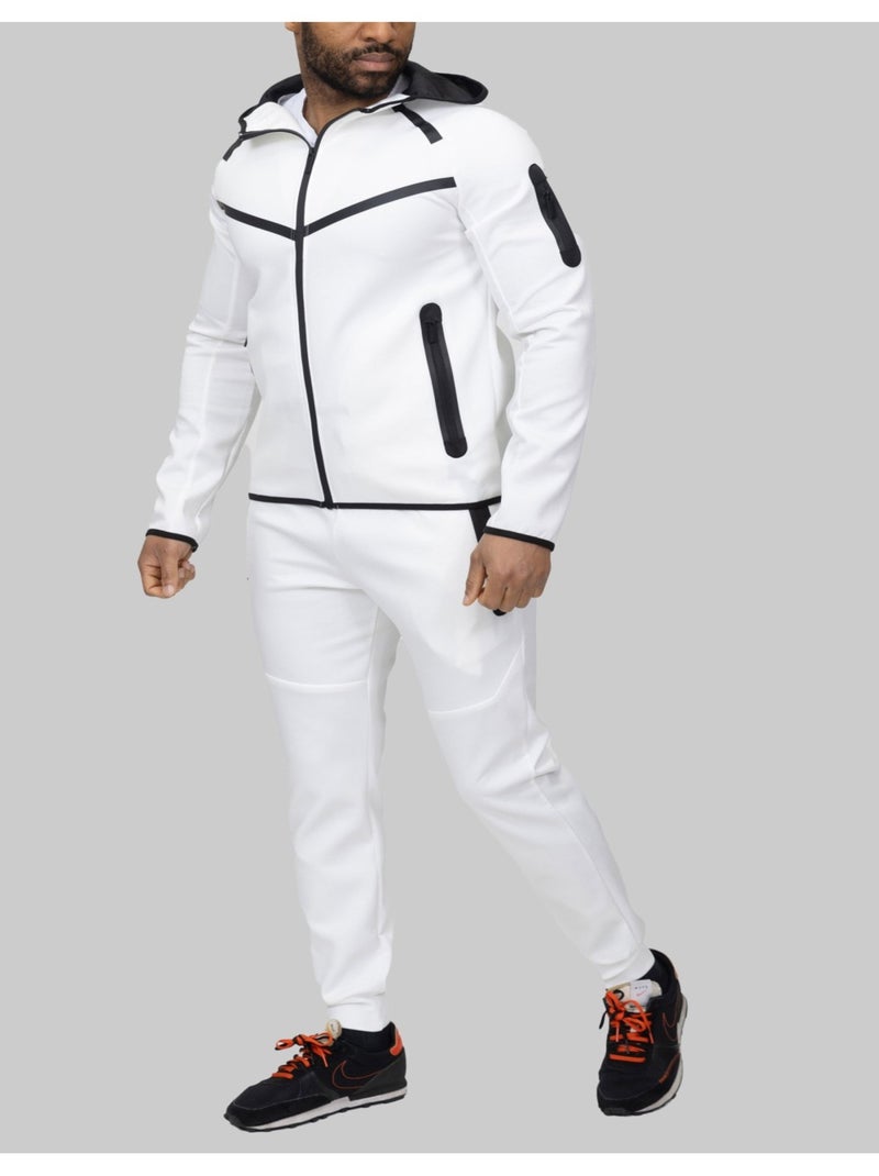 Ensemble Jogging Kebello Blanc - Kiabi