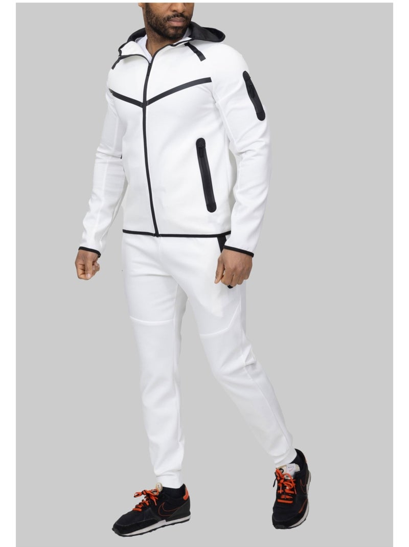 Ensemble Jogging Kebello Blanc - Kiabi