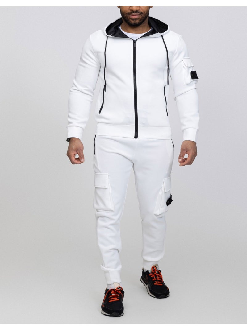 Ensemble Jogging Kebello Blanc - Kiabi