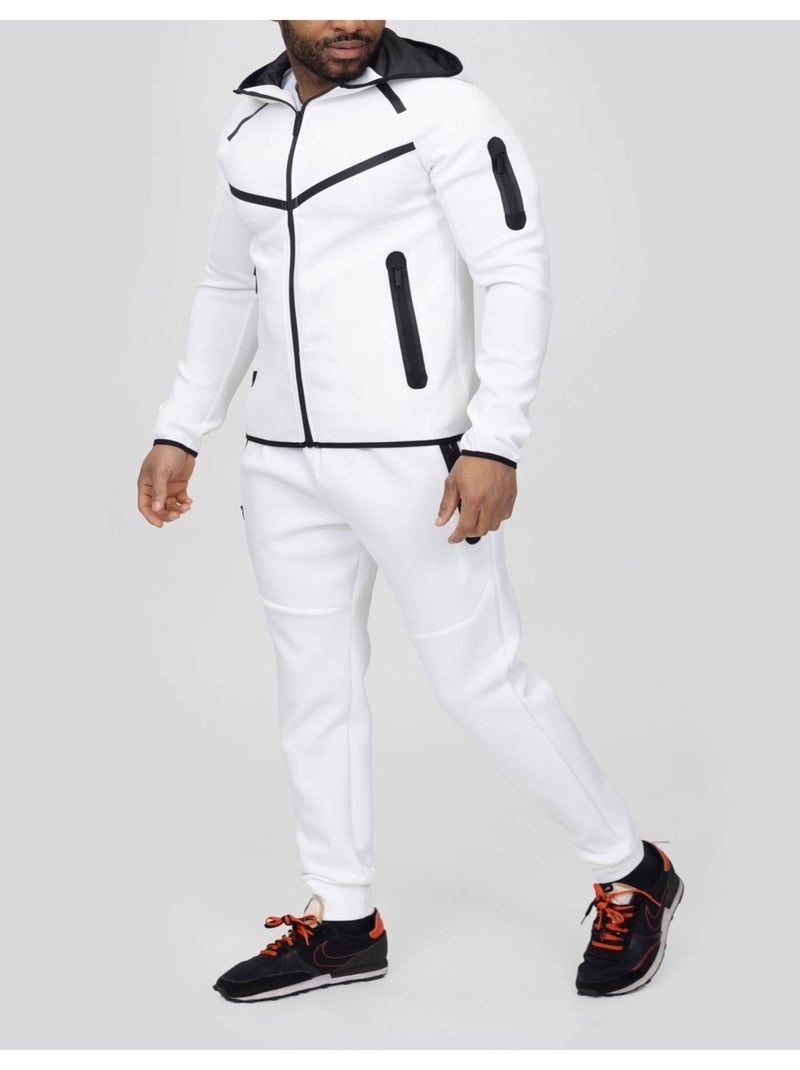 Ensemble Jogging Kebello Blanc - Kiabi