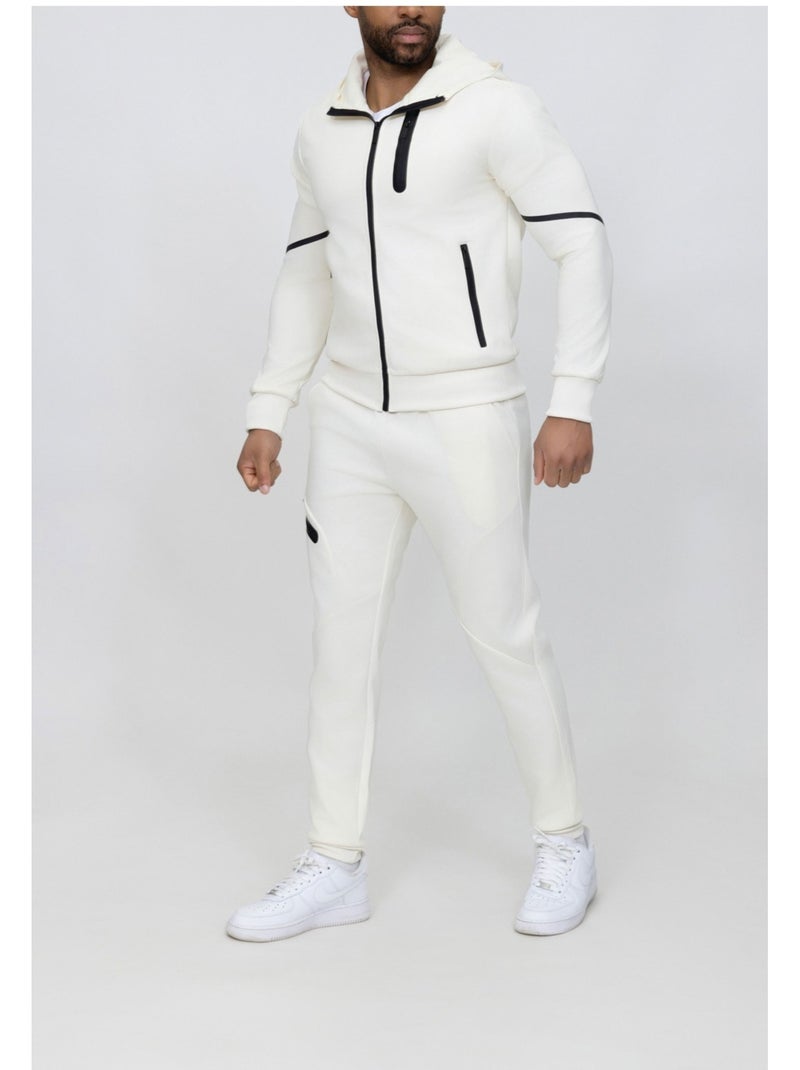 Ensemble Jogging Kebello Blanc - Kiabi