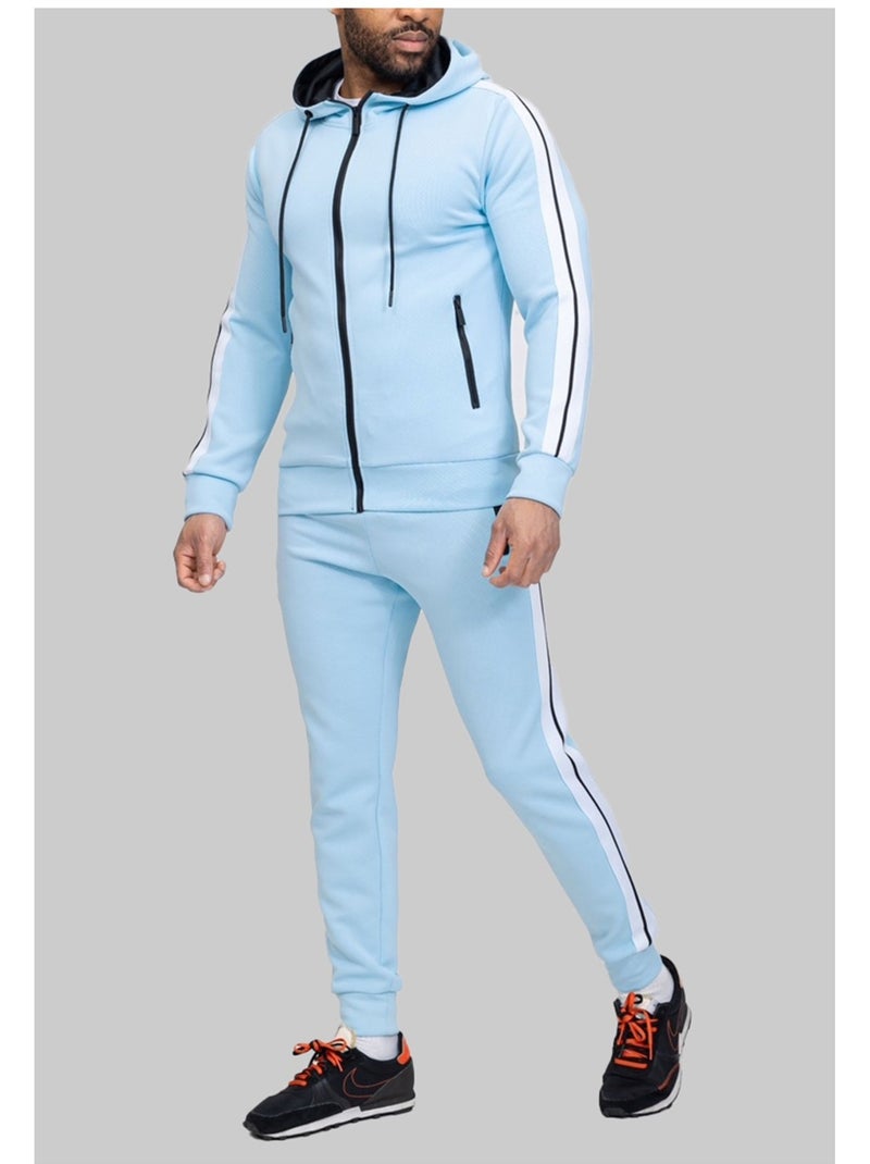 Ensemble Jogging Kebello Bleu ciel - Kiabi