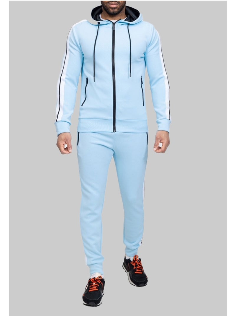 Ensemble Jogging Kebello Bleu ciel - Kiabi