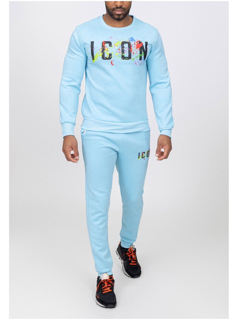 Ensemble Jogging Kebello Bleu ciel - Kiabi